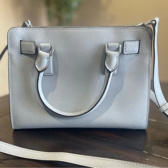 Michael Kors Blue Satchel with Structured Design - Picture 2 of 9